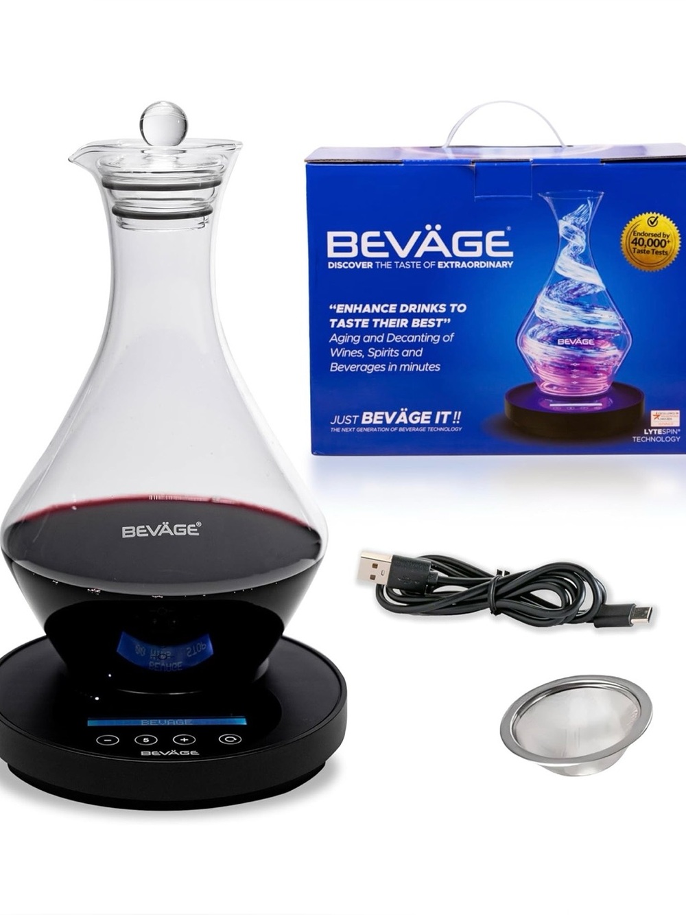 Beväge Pro Electric Wine Decanter - New